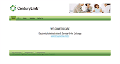 Desktop Screenshot of ease.centurylink.com