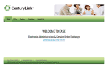 Tablet Screenshot of ease.centurylink.com