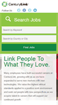 Mobile Screenshot of find.centurylink.jobs